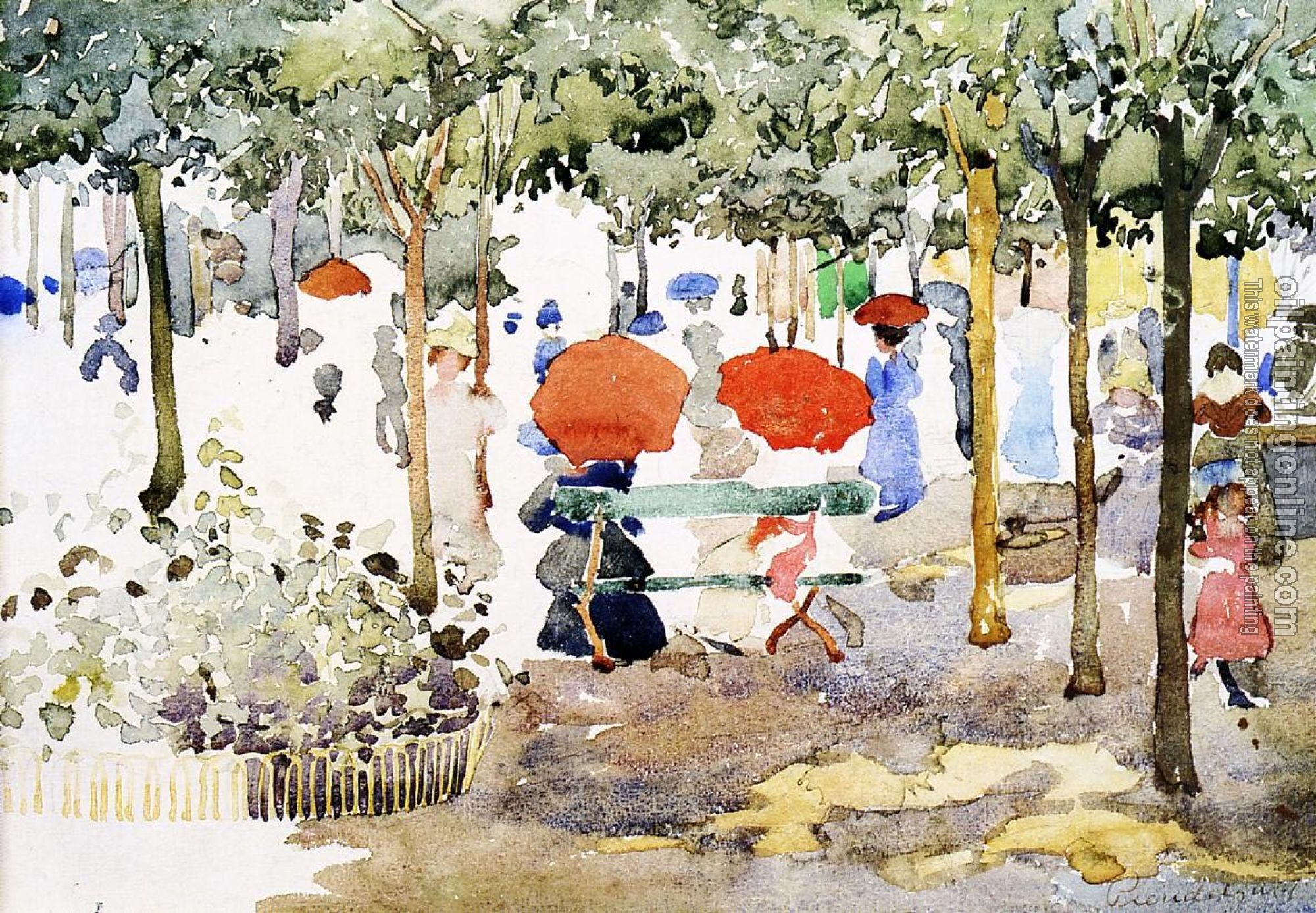 Prendergast, Maurice Brazil - Central Park